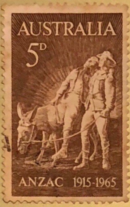 SOLD OUT - 1965 Australia Cowbay 5D Stamp MNH