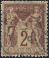 1877_France__Peace_&_Commerce_;_Lavender_Paper_4C _Stamps_Sc90_Stamps