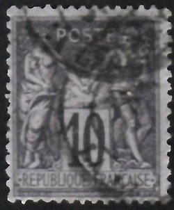 1877_France__Peace_&_Commerce_;_Lavender_Paper_10C_Stamps_Sc91_Stamps